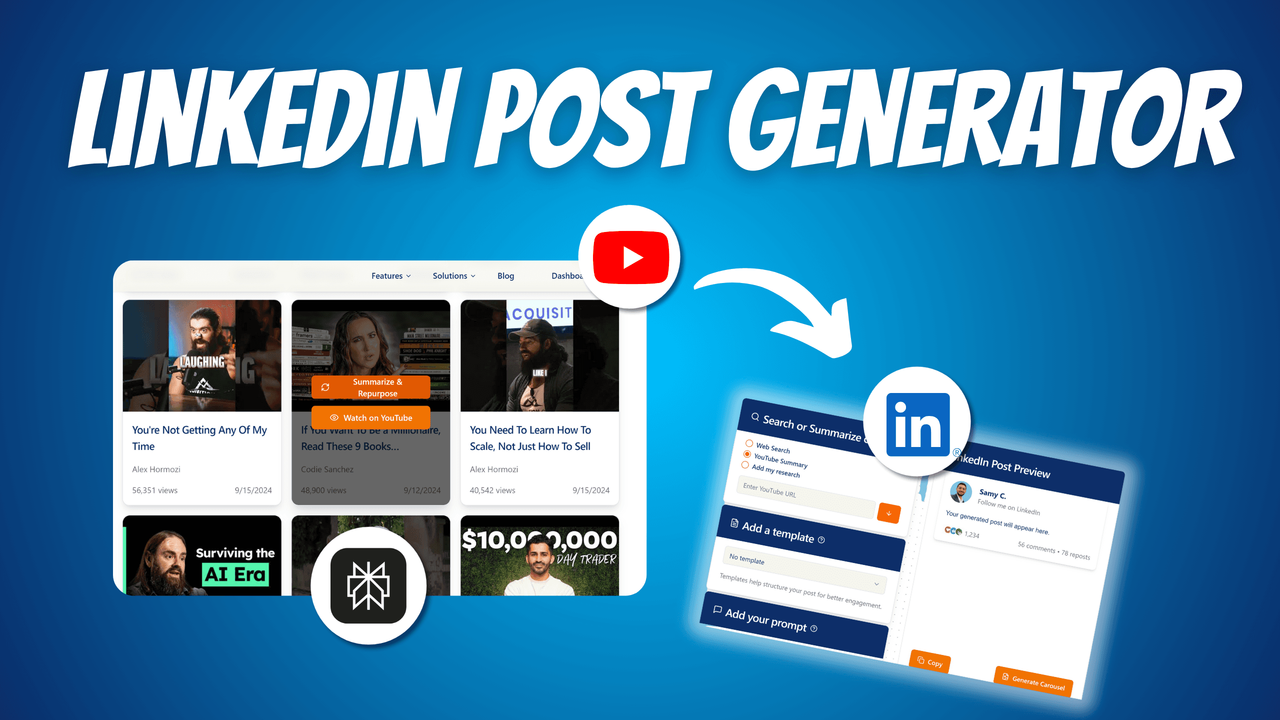 Text Post Generator: Create LinkedIn Posts in 3 Clicks