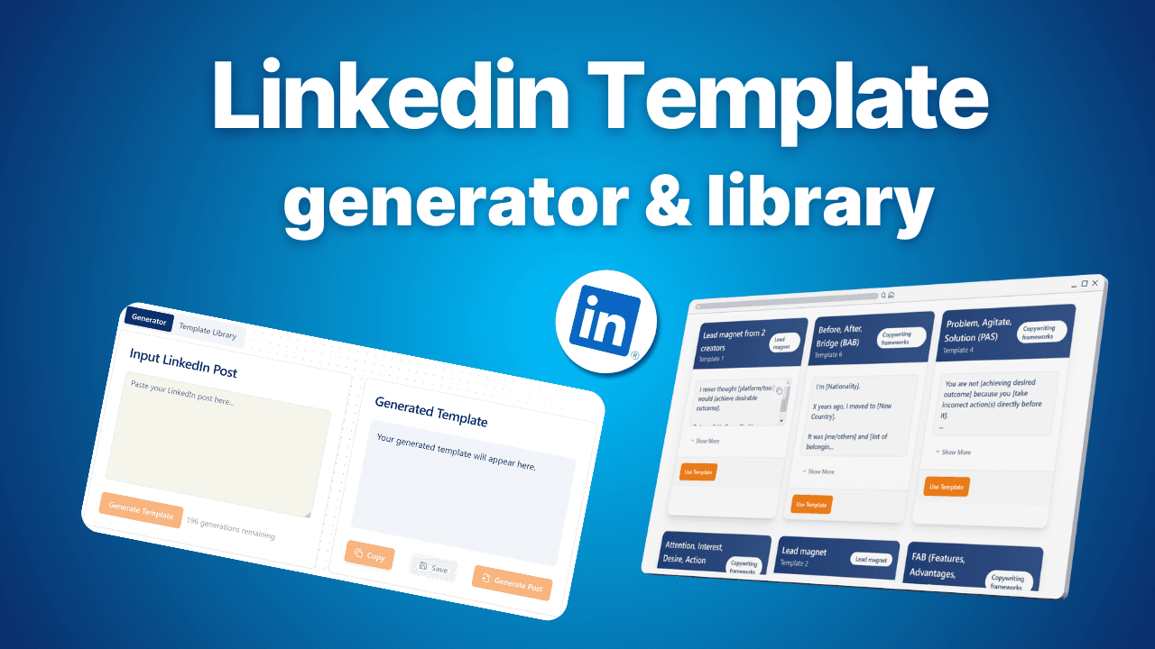 LinkedIn Template Generator: Turn Any Post into a High-Converting Template
